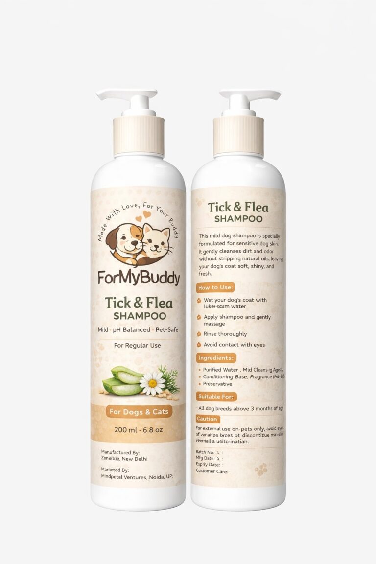 Tick Flea Shampoo for dogs and cats