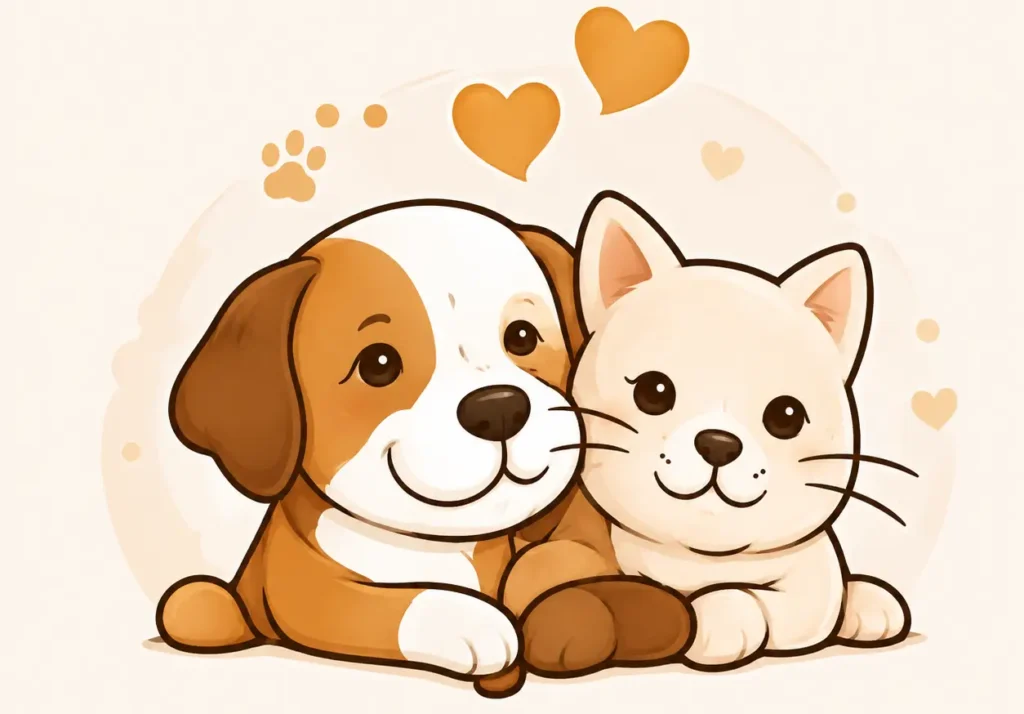 dog and cat